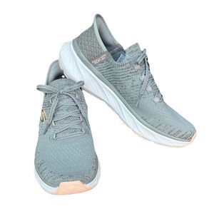 Skechers Slip-ins Edgeride green  Sneakers Wms 7.5 150470 GROR Walking Shoes